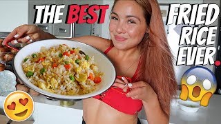 Simple Chinese Fried Rice Recipe 먹방 Mukbang  Cooking Show [upl. by Toomin675]