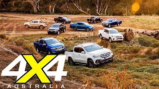 2018 Mega Ute Test  4X4 Australia [upl. by Eikram]