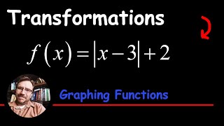 How to Graph Using Translations  Absolute Value Function  Graphing with Transformations [upl. by Udale]