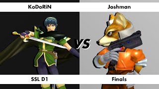 KoDoRiN vs Joshman  SoCal Star League 4 D1  Finals [upl. by Trik]