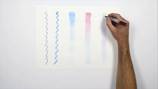 Explaining Water Colour Markers mixability  Winsor amp Newton Masterclass [upl. by Anitram303]