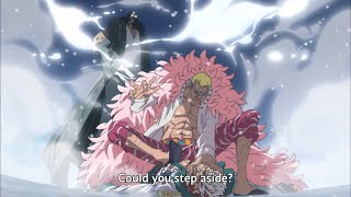 Aokiji saves Vice admiral smoker from Doflamingo with coldest AraAra One piece Eng sub [upl. by Annasiul]