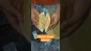 Chicken Doner Recipe ASMR shorts food chickenrecipe music cooking desifood homemadefood asmr [upl. by Ahtelrac]