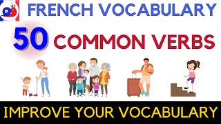 Learn 50 Common French Verbs with examples [upl. by Giovanni542]