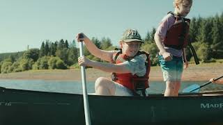 Canoeing adventures on the stunning Pontsticill Reservoir with Parkwood Outdoors Dolygaer [upl. by Atsev]