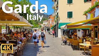 Walking Tour of Garda Italy  The Little Gem of Lake Garda 4k Ultra HD 60fps [upl. by Atillertse]