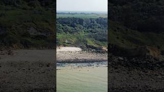 WW2 Bunkers in Normandy dji dronevideo travel history ww2 dday invasion shorts fly france [upl. by Friederike]