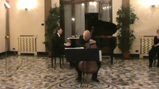 RSTRAUSS SONATA op 6 PACCAGNELLA cello FAGNOCCHI piano PADOVA [upl. by Roth]