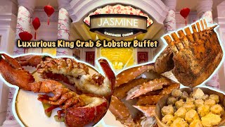 KING CRAB LOBSTER amp Dim Sum Buffet  Lunar New Year Celebration  Jasmine  Bellagio LV [upl. by Saidel]