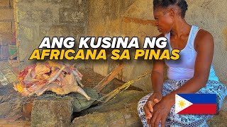 PAGLULUTO NG AFRICANA SA KANYANG BAGONG BAHAY [upl. by Sac]