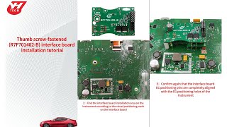 Install Yanhua ACDP MQB R7F701402B Interface Board for Brazilian VW Polo etc Cluster OBDII365 [upl. by Noak]