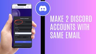 How To Make 2 Discord Accounts With The Same Email [upl. by Shaughn139]