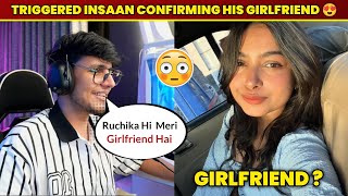 Triggered Insaan Confirming His Girlfriend Live 😍  Triggered Insaan Girlfriend Ruchika Rathore [upl. by Rauscher]