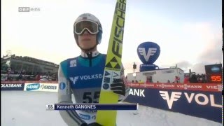 Kenneth Gangnes Vikersund 2016 2355m ORF [upl. by Aslehc816]