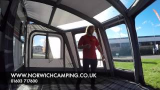 Vango Kalari 380 420 amp 520 Caravan Awning 2017 [upl. by Sherrie905]