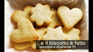 ricetta biscotti fatti in casa semplice e veloce frollini [upl. by Nelan]