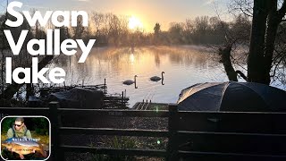 WINTER CARP FISHING 24 hours on Swan Valley lake Yateley [upl. by Roux]