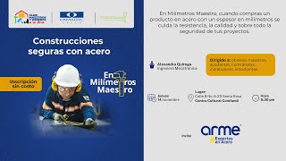 Construcciones seguras con acero en Milímetros Maestro [upl. by Aicitel851]