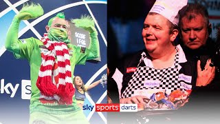 Best walkons in World Darts Championship history  The Grinch stormtroopers muffins and more [upl. by Enalb622]