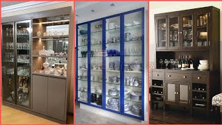 Top 30 Modern crockery unit designs  latest crockery cabinet designing ideas [upl. by Gallard804]