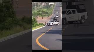 Los marinos trabajando ⚓️por la carretera badiraguato culiacán ⚓️⚓️ [upl. by Gascony]