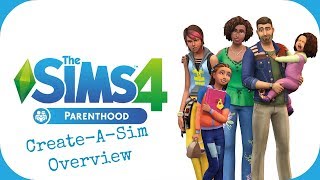 The Sims 4 Parenthood CAS Overview [upl. by Jillane]