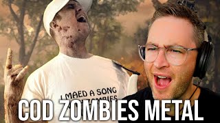 Black Ops Zombies Metal Elena Siegman amp Kevin Sherwood quotPareidoliaquot Reaction [upl. by Netneuq461]