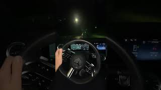 Night Drive 2 mercedes mercedesbenz pov [upl. by Dhiren]