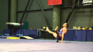 Danell Leyva  Floor Exercise  2013 Winter Cup Prelims [upl. by Oinota1]