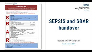 Sepsis and SBAR handover [upl. by Bogart474]