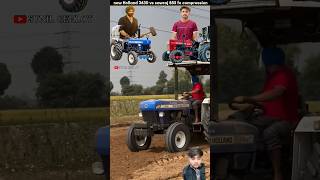 New holland vs swaraj automobile mahindravssawraj funnytractorzone0008 comedyallswarajfarming [upl. by Roos]