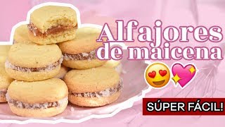 ALFAJORES DE MAICENA RECETA FÁCIL Y DELICIOSA  Annas Pastelería [upl. by Mosnar]