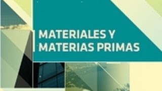 Polimeros Materiales y materias primas [upl. by Iinde362]