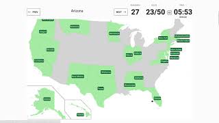 European wannabe American gets a score of 100 on US State quiz [upl. by Oesile]