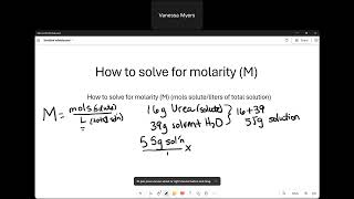 Molarity Example [upl. by Eltsirhc]