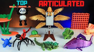 Top 15 Free ARTICULATED Things to 3D Print [upl. by Caritta]