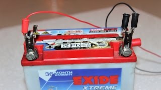 How to charge 12V Battery at home  EASY [upl. by Naeroled]