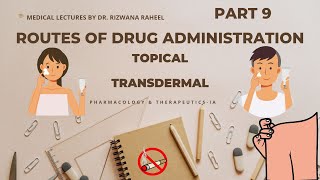 Topical and Transdermal Route of Drug Administration Lippincott pharmacology  Part 9 [upl. by Enomaj]