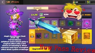 New Magic Swordsman S25 Pass Review in Skyblock 🔥🔥 [upl. by Marisa585]