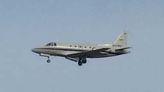 North American Sabreliner landing at Meadows Field [upl. by Agem456]