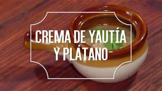 Receta crema de yautía y plátano [upl. by Fendig787]