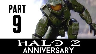 Halo 2 Anniversary Walkthrough Part 9  REGRET Mission 9 Master Chief Collection  60fps [upl. by Phippen]