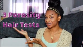 3 Porosity Hair Tests How To Find Out Your Hairs Porosity [upl. by Ellissa425]