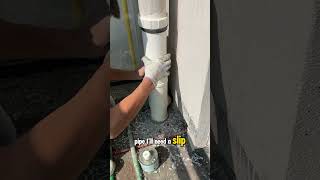 Why are you drilling into the drainage pipe electricalcontractor plumber [upl. by Yoo189]