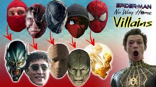 SpiderMan No Way Home VILLAINS Explained in 4 minutes [upl. by Enimzzaj]