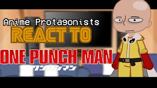 Anime Protagonists React To Each Other  Part 3  One Punch Man  Saitama VS Garou [upl. by Nisay6]