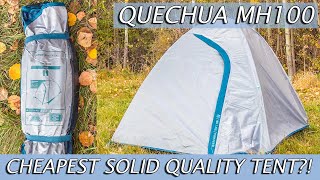 QUECHUA MH100 2 PERSON TENT from Decathlon Full Review  Cheapest Available Solid Quality Tent [upl. by Anirdna]