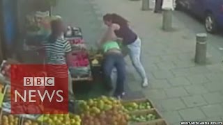 Road rage attack CCTV in Birmingham UK released  BBC News [upl. by Marcos988]