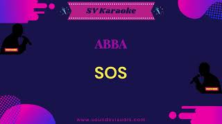 ABBA  SOS  Karaoke [upl. by Okiam]