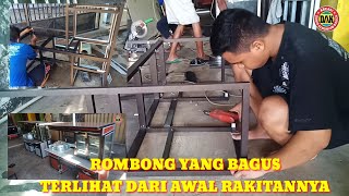 Tutorial lengkap cara bikin rombong bakso motor alumunium [upl. by Luigino]